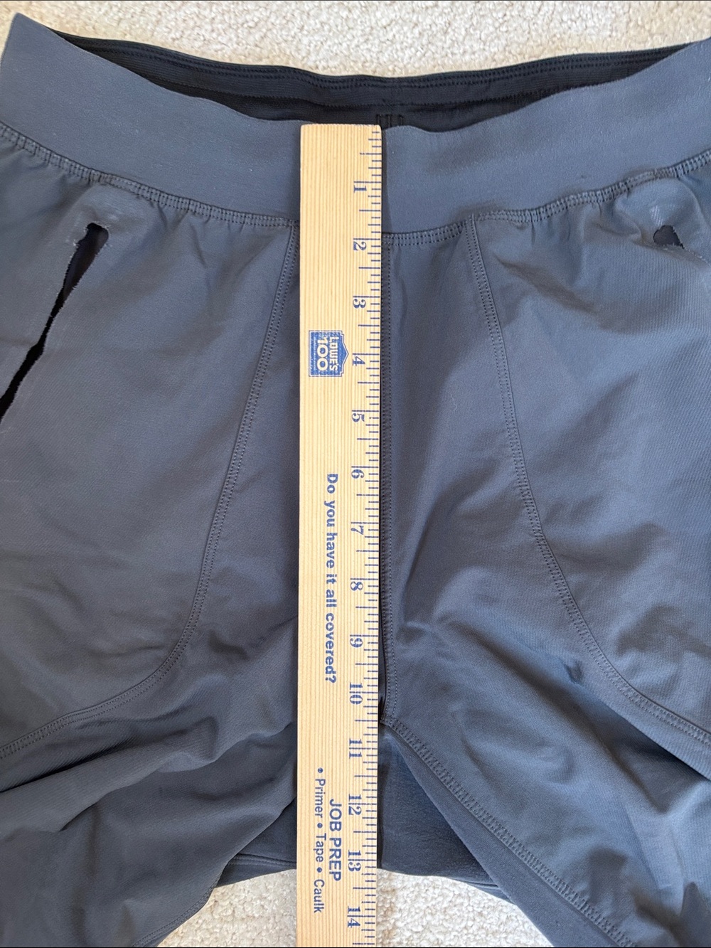 Lululemon Performance Stretch Workout Gym Run Comfort Shorts Gray Mens Medium - Picture 11 of 14